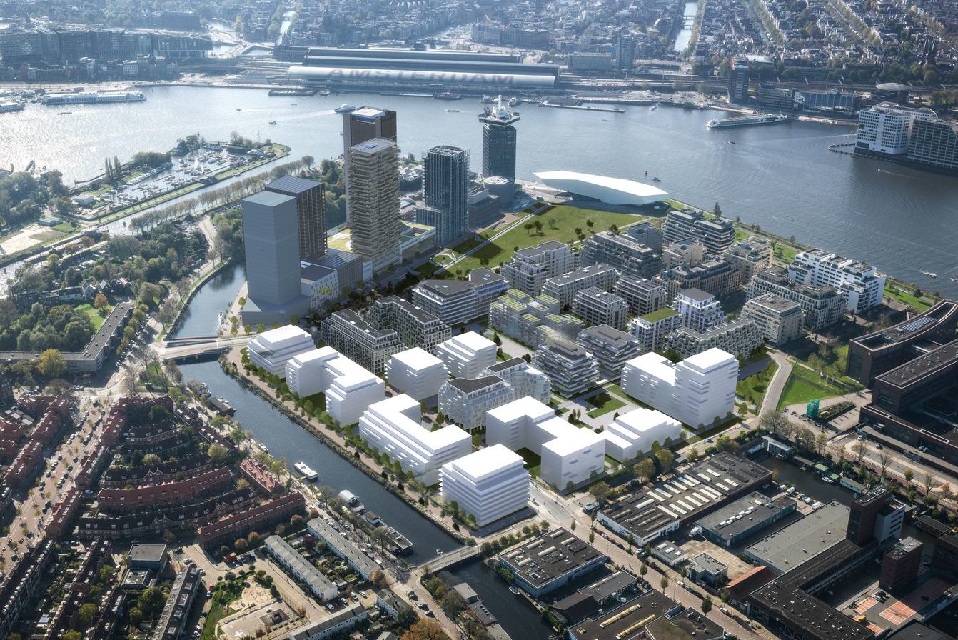project Aan het IJ in Overhoeks Amsterdam