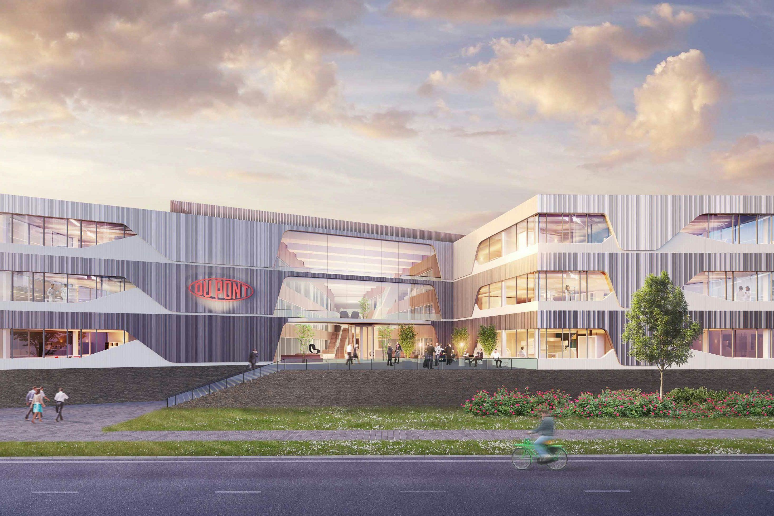 Nieuwbouw DuPont op Leiden Bio Science Park