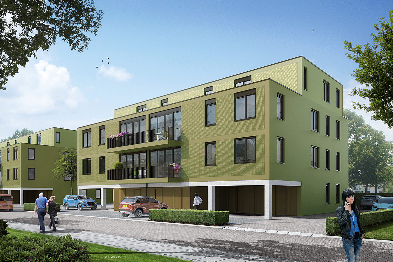 Appartementengebouwen, Almere Poort