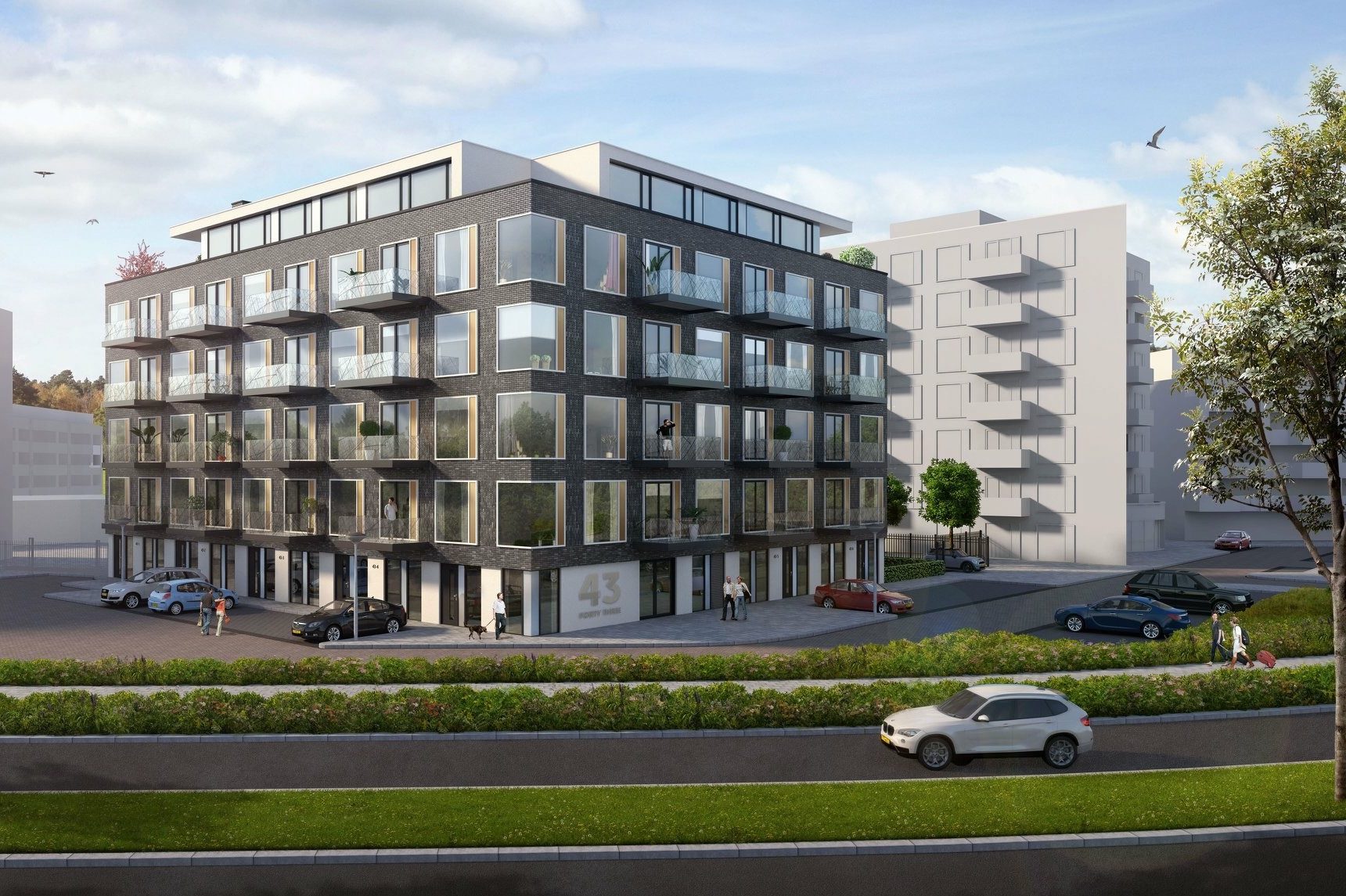 Transformatie kantoor Zwijndrecht naar appartementen