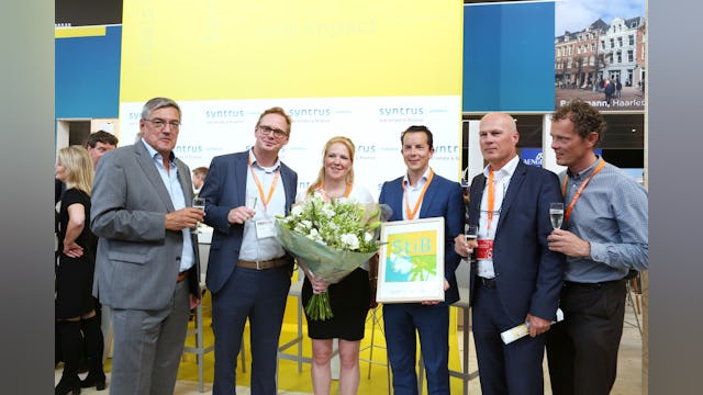 De vertegenwoordigers van het genomineerde project Koningshof