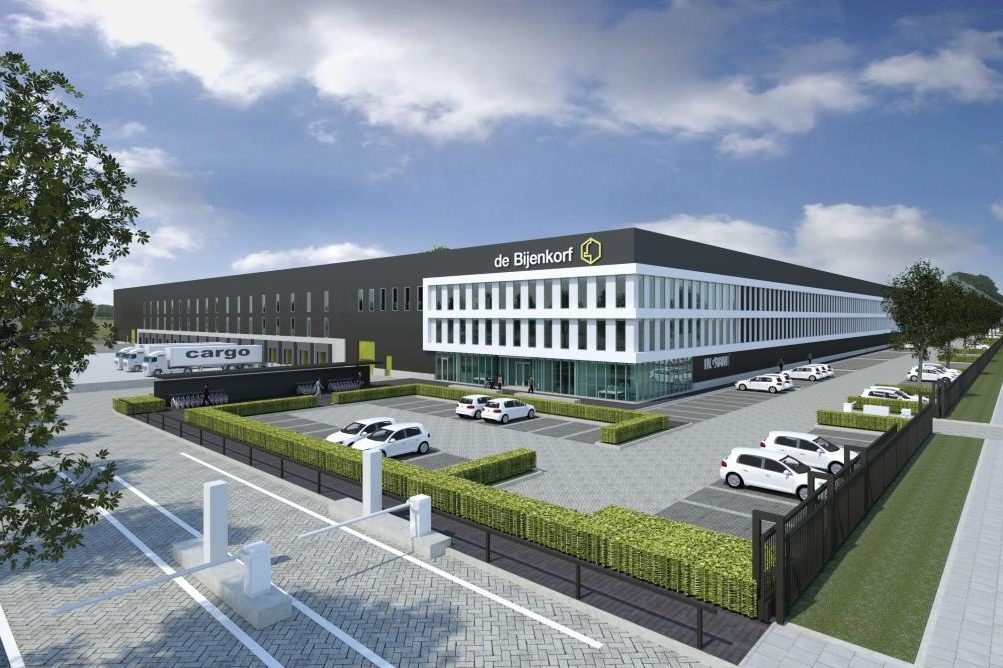 distributiecentrum Bijenkorf op Kraaiven in Tilburg