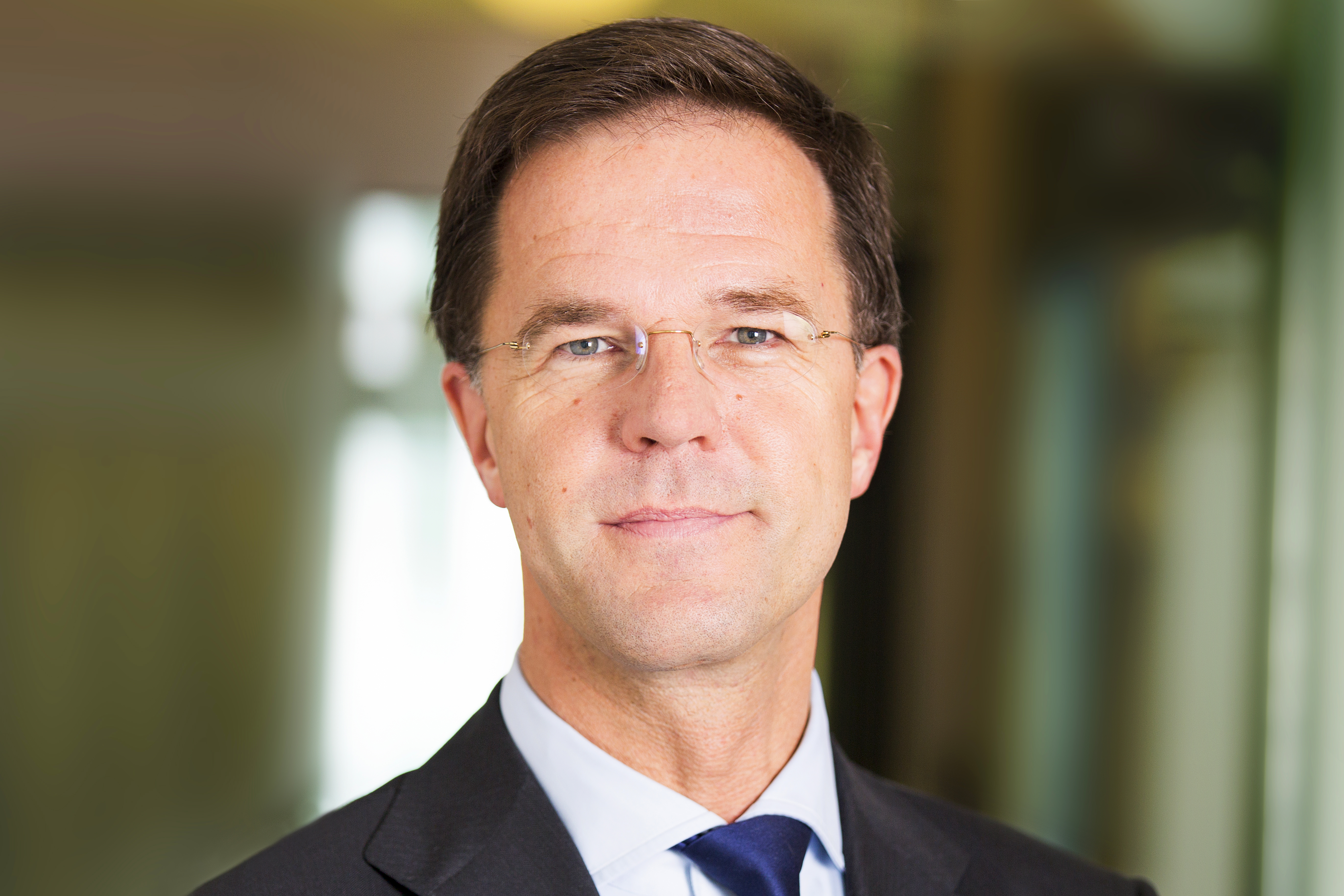 De nu demissionaire premier Mark Rutte
