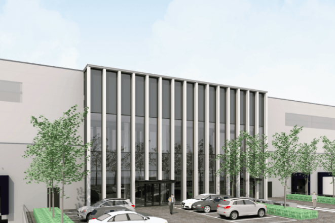 Het WDP-dc voor Lidl in Breda.