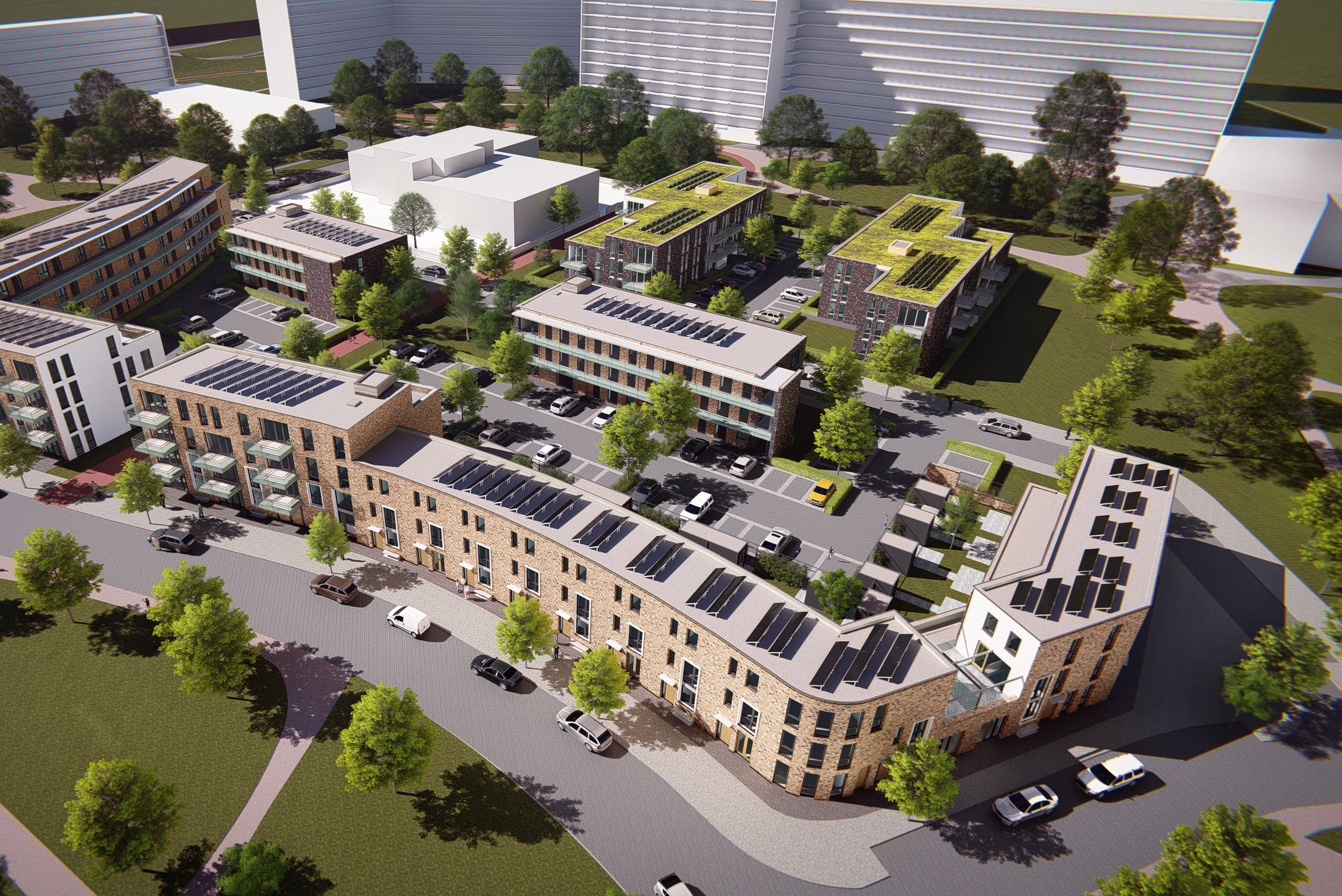 Woningen in de Zonnehof, Duivendrecht