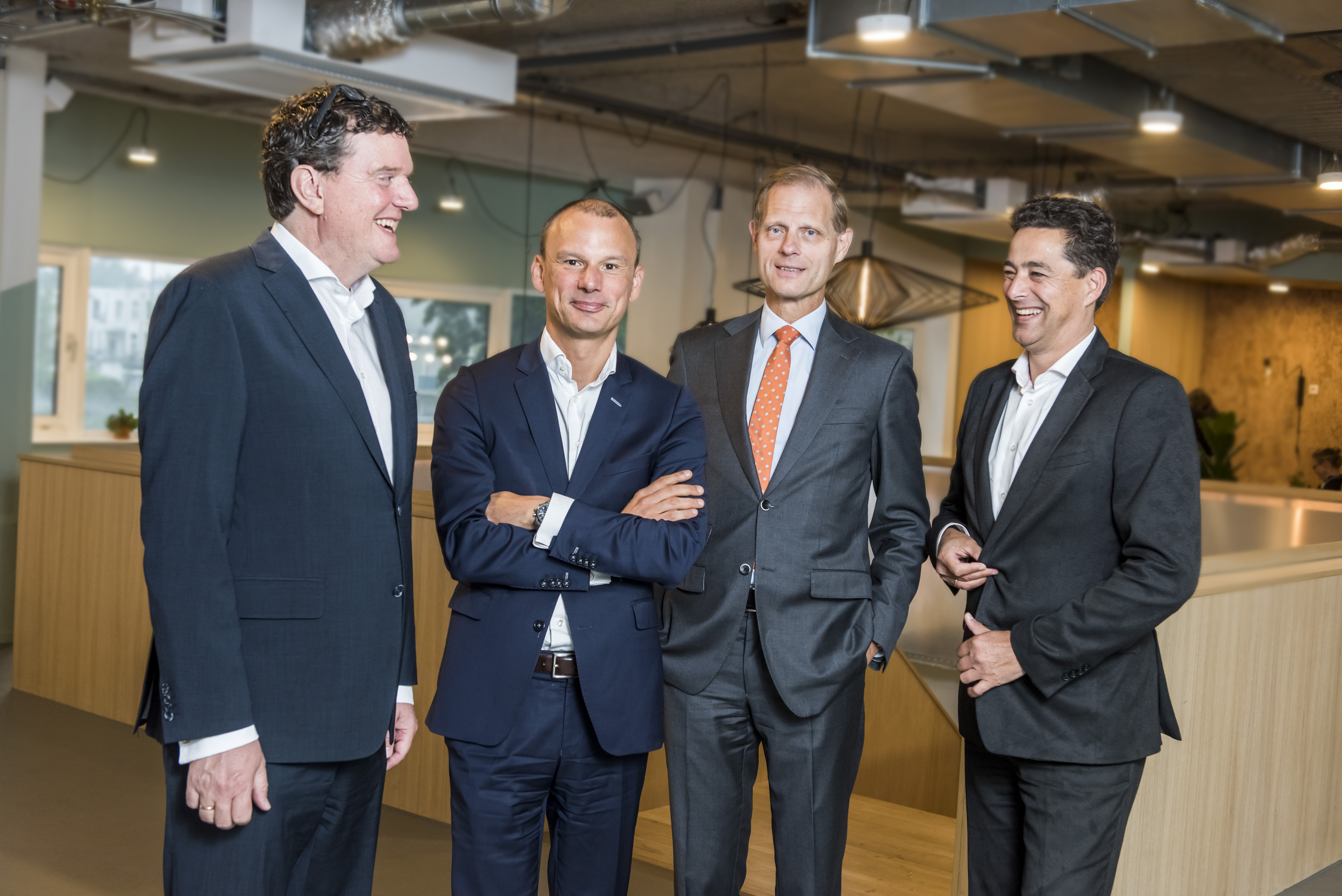 Johannes van Bentum, Erik Steinmaier, Roel Vollebregt en Marcel de Boer