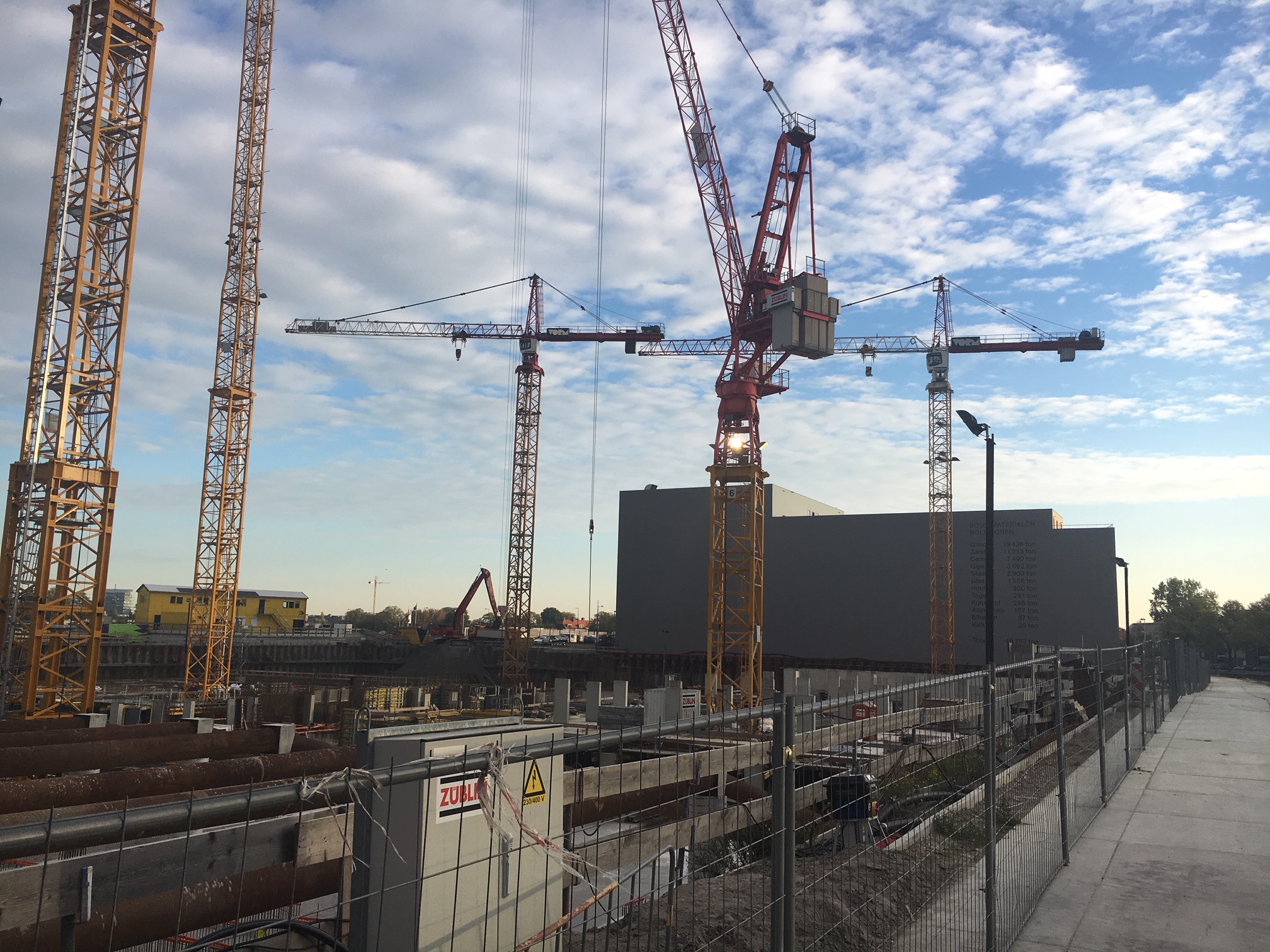 Bouwpunt Y-tower Amsterdam