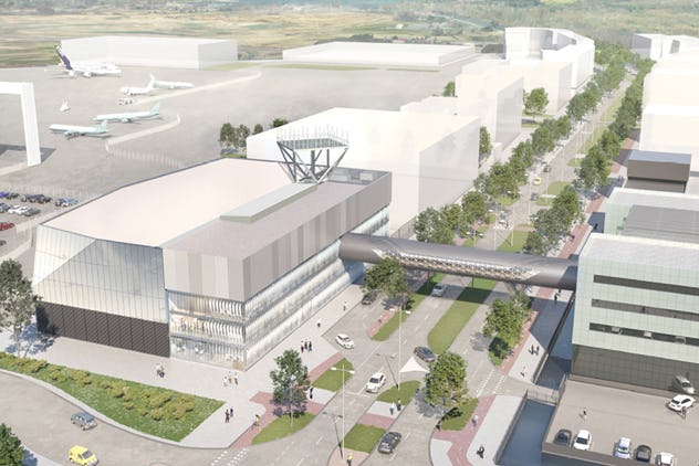 Stationsplein-ZW 400, Schiphol