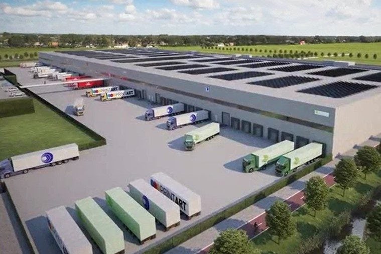 Logistiek van Barings nabij Schiphol