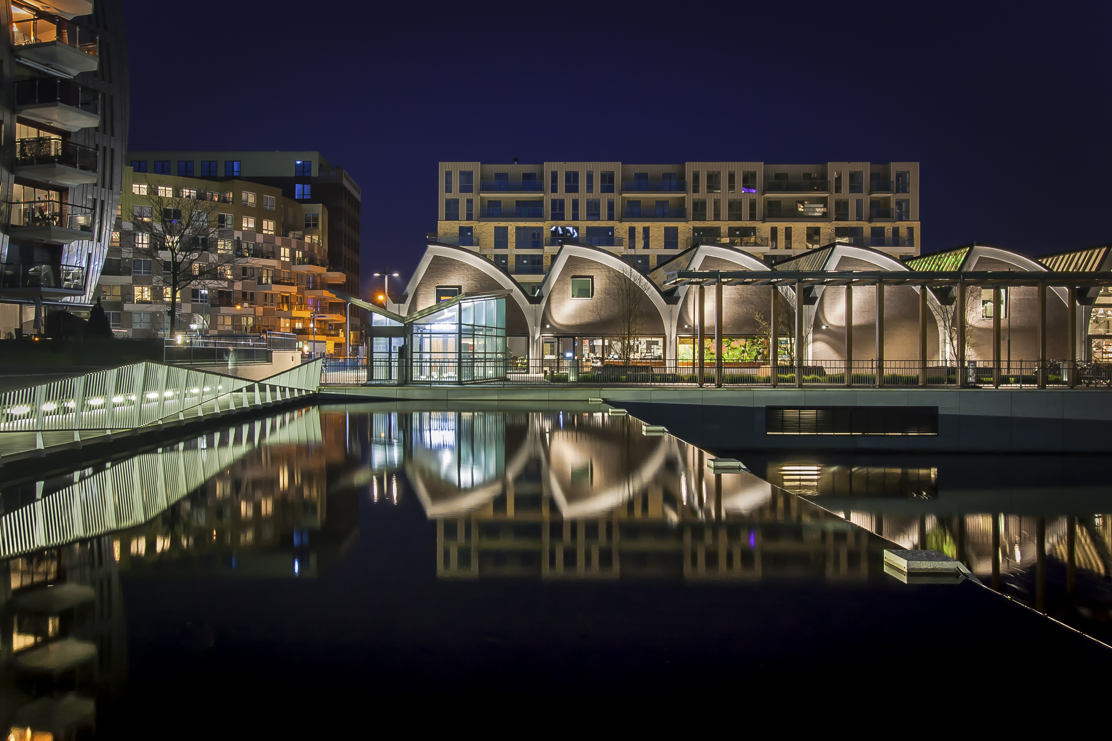 Paleiskwartier Den Bosch bij nacht