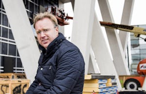 Robert Kohsiek van Wonam, project De Steltloper aan de Ertskade in het Oostelijk havengebied in Amsterdam