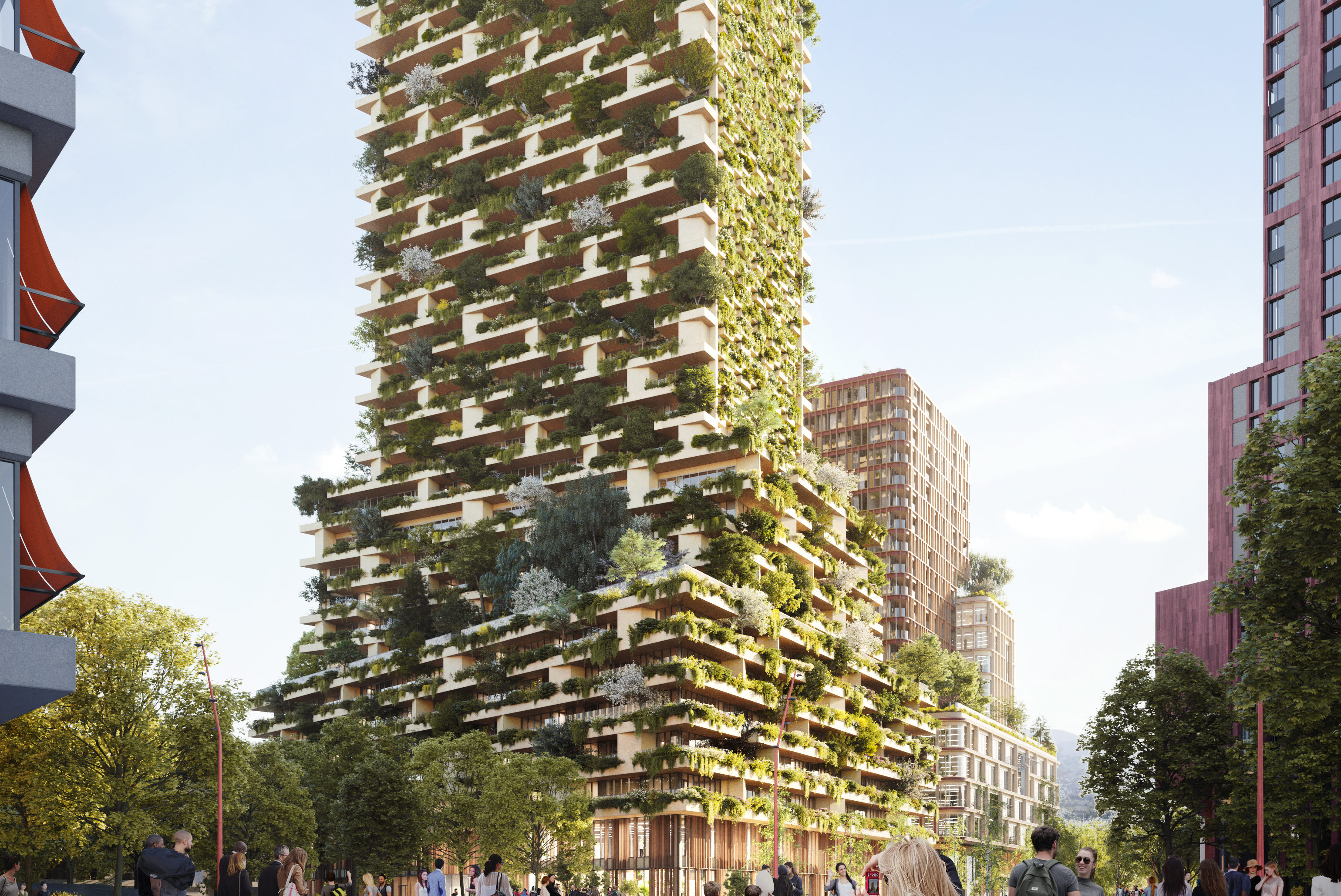 Wonderwoods aan de Jaarbeursboulevard in Utrecht