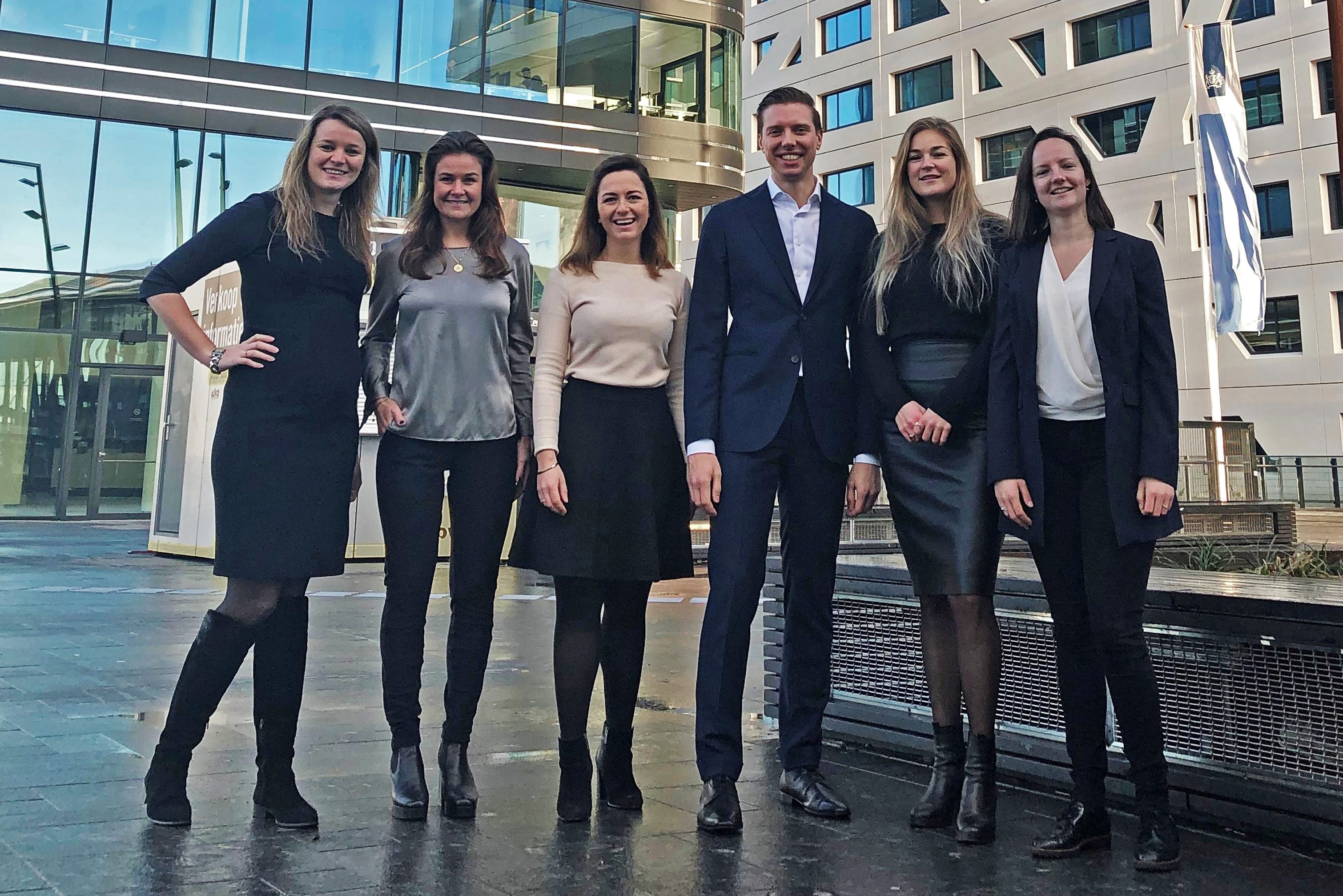 Vera Hartkamp, Sophie Meeuwissen, Marianne Davidson, Joep Arts, Lieke van der Wal en Myrthe Mulder