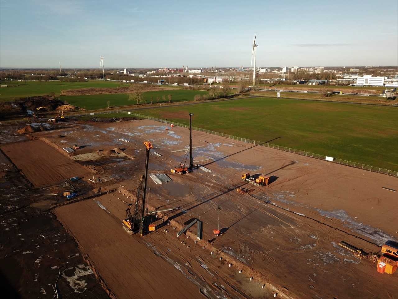 Bouw Sligro distributiecentrum