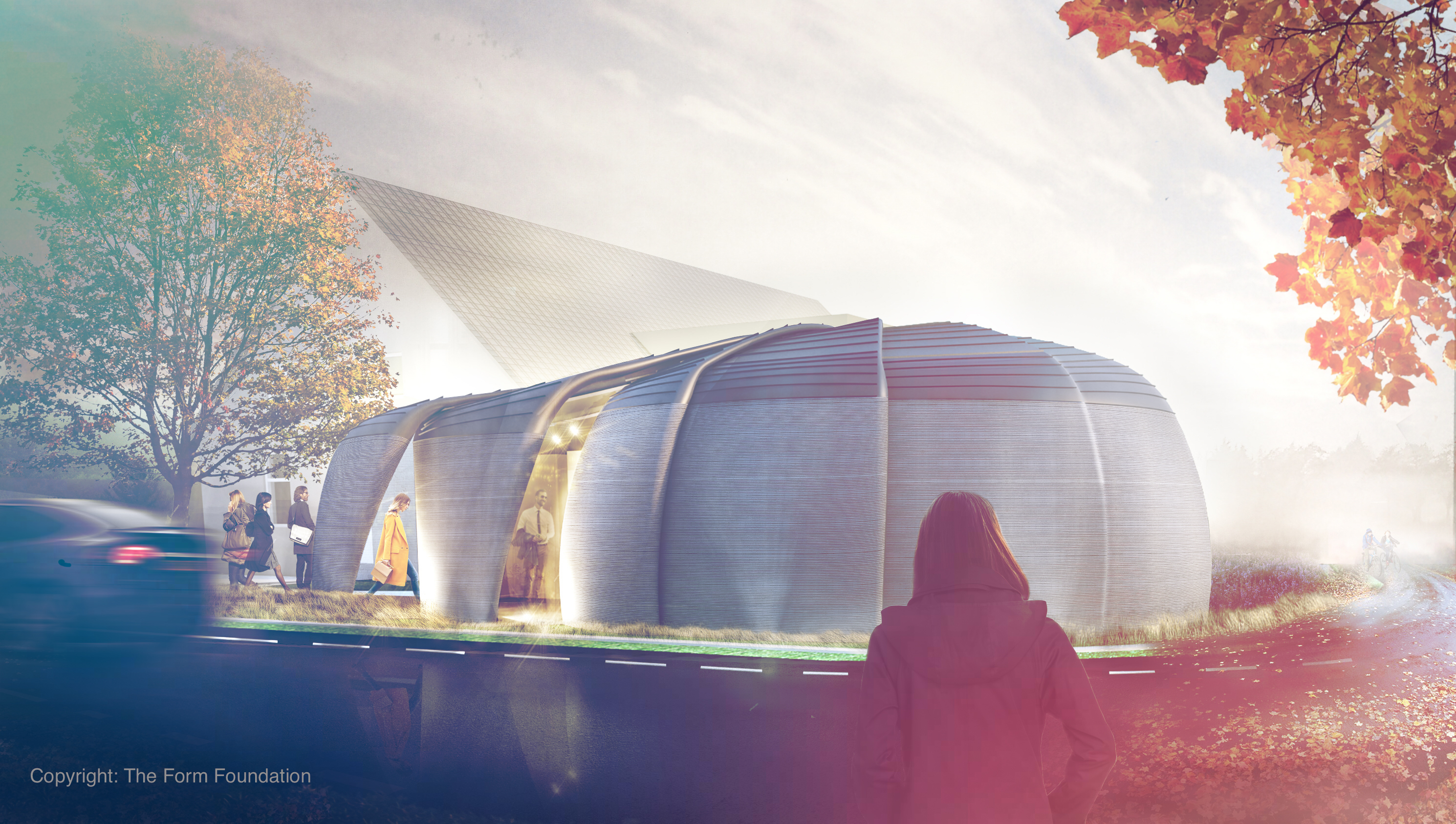 3D geprinte vergaderlocatie