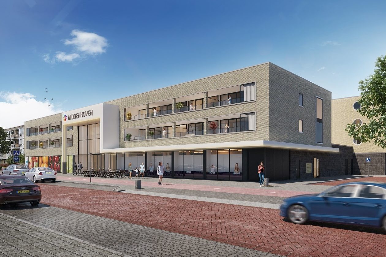 Winkelcentrum Middenhoven Amstelveen vernieuwd