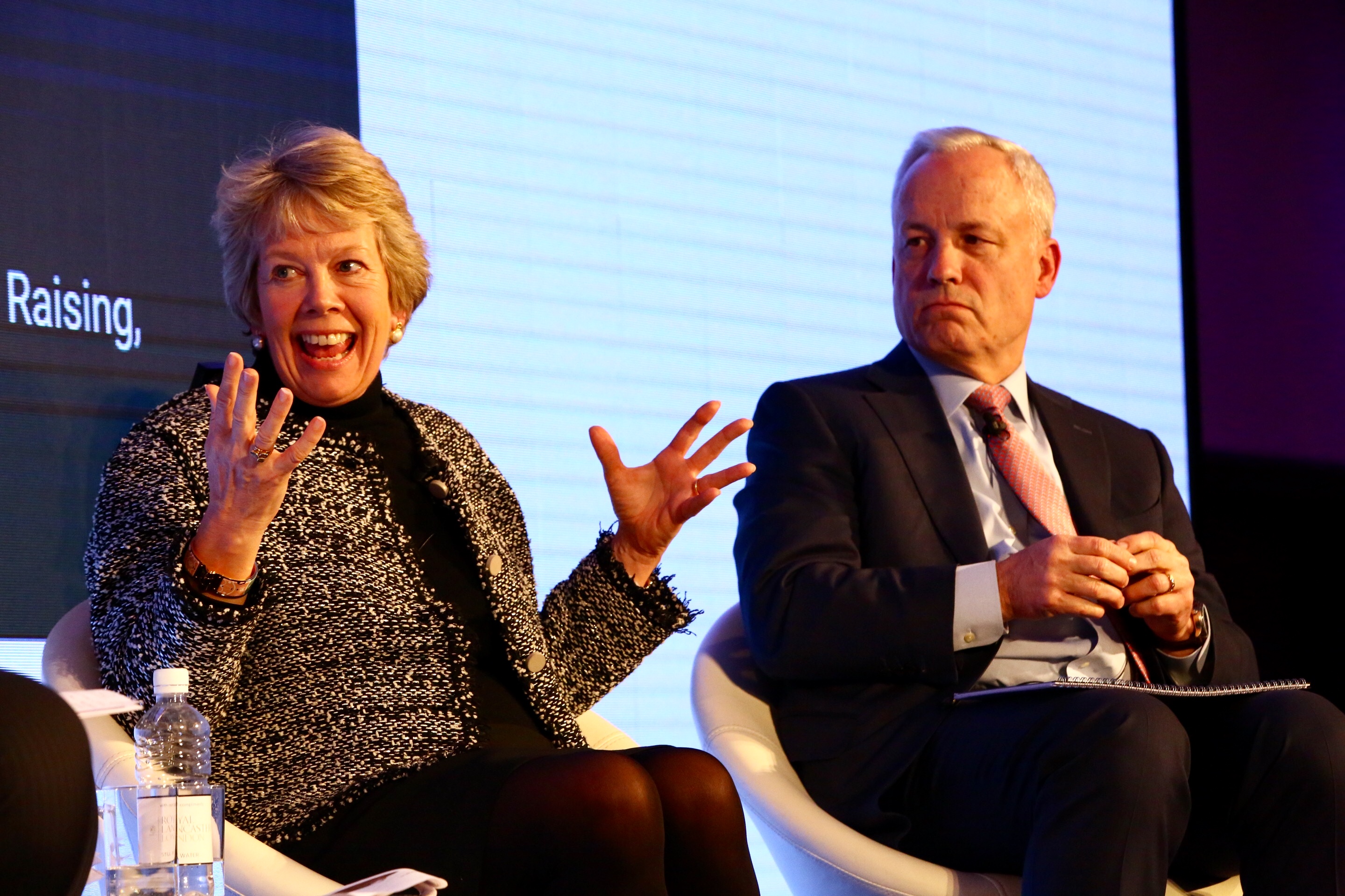 Anne Kavanagh en Michael Cochran, ULI-conferentie Londen 2019