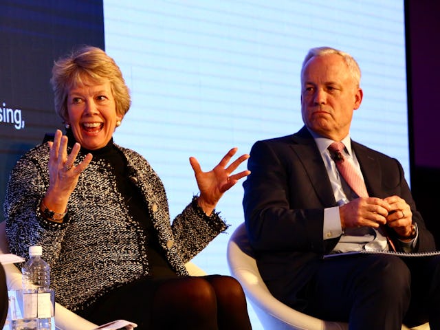 Anne Kavanagh en Michael Cochran, ULI-conferentie Londen 2019