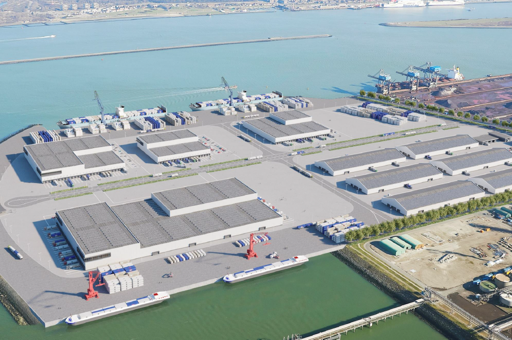 Artist impression van de Rotterdam Food Hub