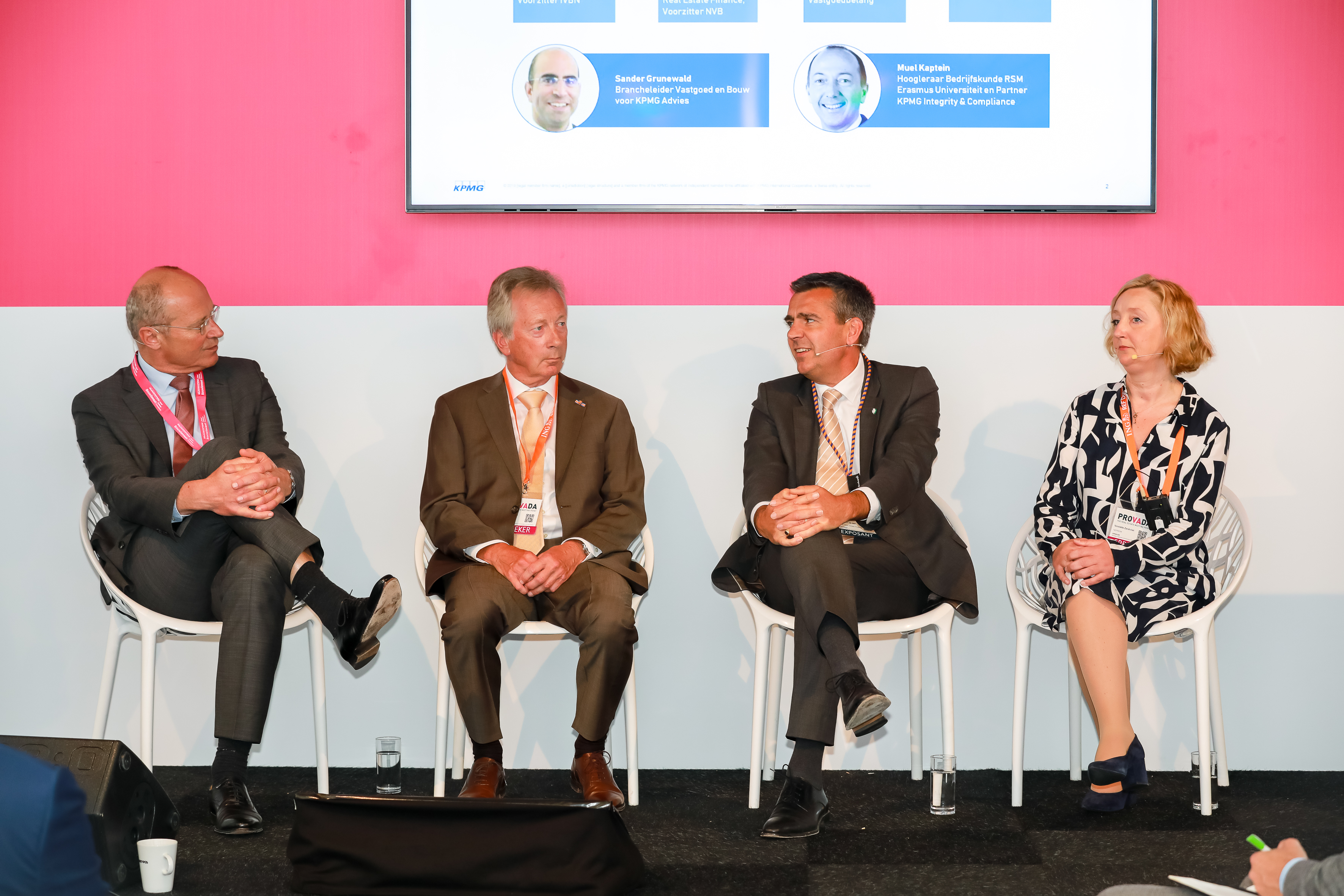 Dick van Hal, Jan Kamminga, Roel van de Bilt en Nicolette Zandvliet