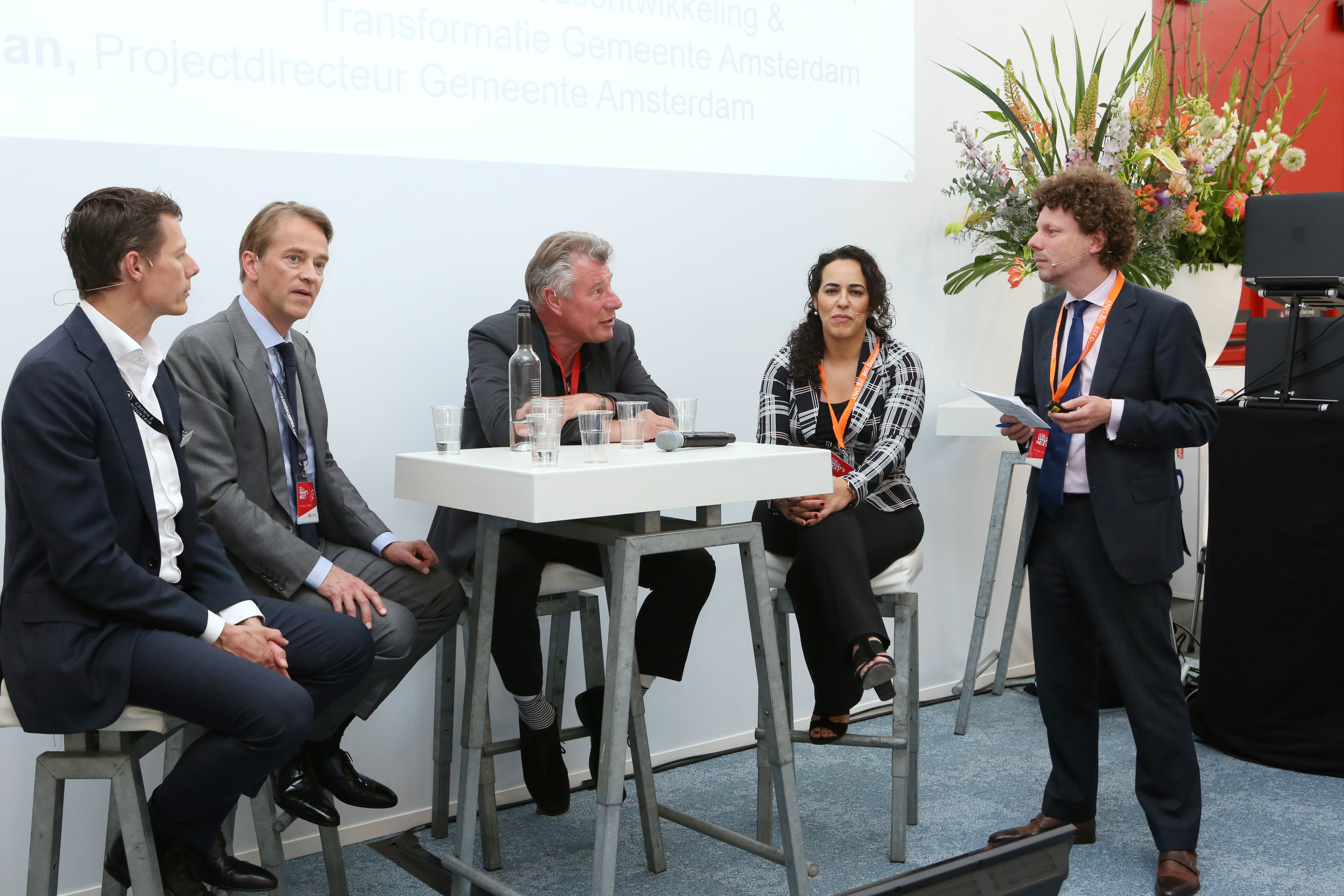 Olaf Nieuwenhuis, Bart Meijer, Dave Man, Nabila Bouabbouz en Peter Hanff