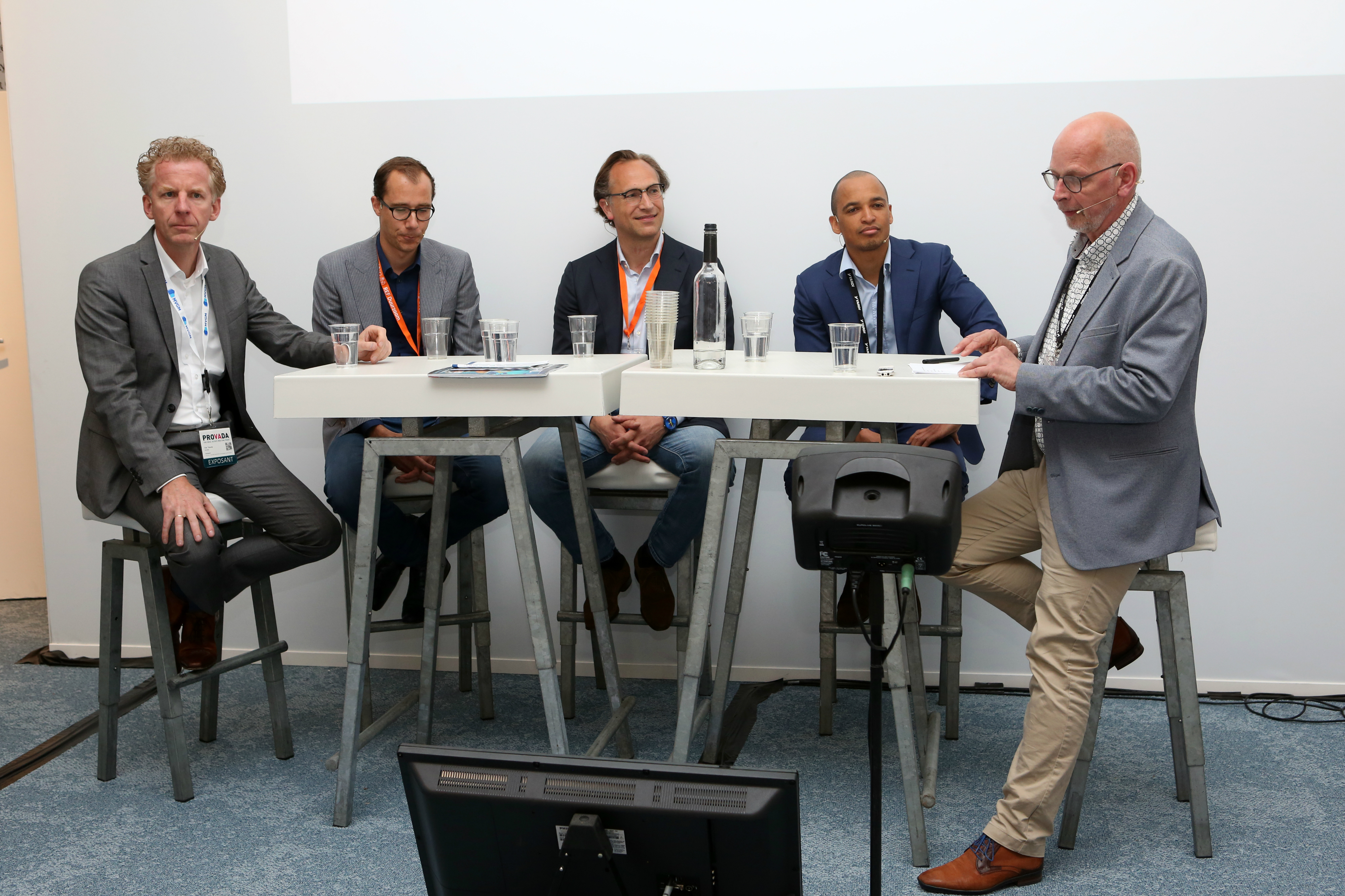 Cor Treure, Wouter Kolbeek, Barend Kuene, Terrence Wong en Bert Pots, foto Cynthia van Dijke