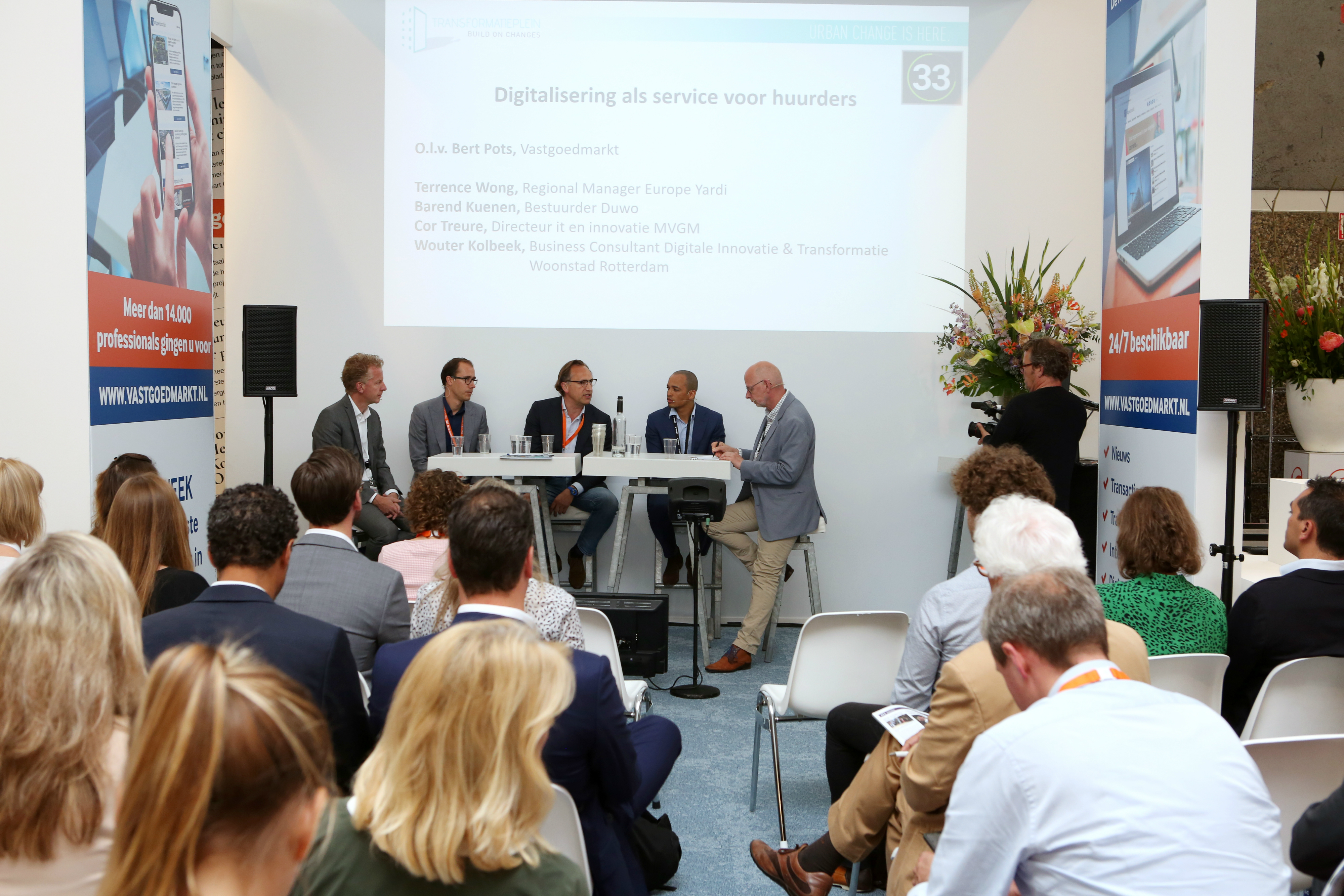 Cor Treure, Wouter Kolbeek, Barend Kuene, Terrence Wong en Bert Pots, foto Cynthia van Dijke