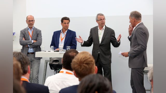 Lorenzo Dorigo, Marcel de Boer, Cyril van den Hoogen en Tom Berkhout