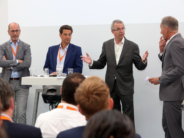 Lorenzo Dorigo, Marcel de Boer, Cyril van den Hoogen en Tom Berkhout