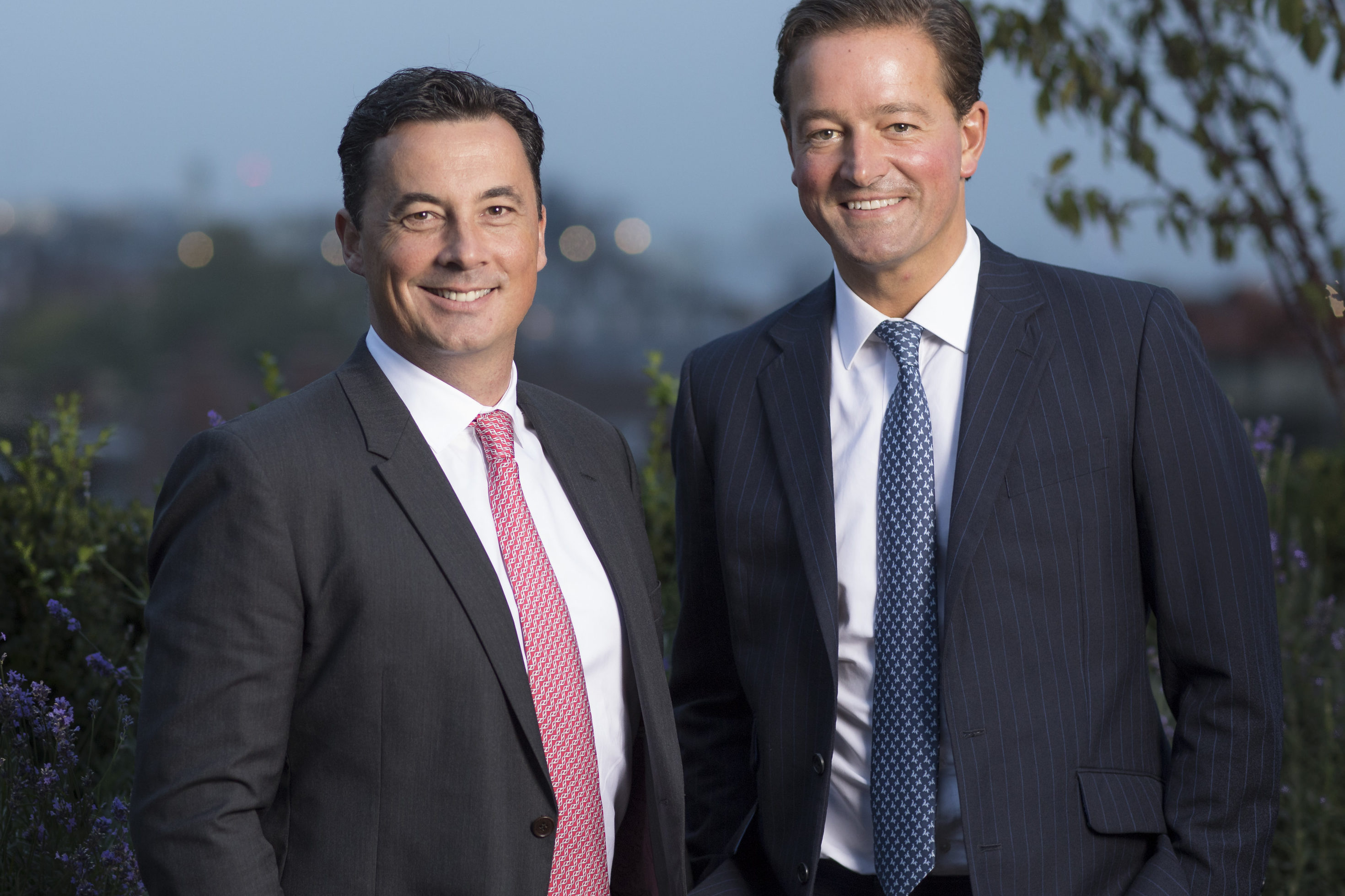 Martyn McCarthy en Christian Bearman van Arrow Capital Partners. 