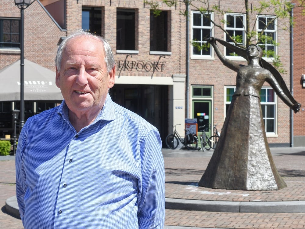 Gerard van den Tweel voor winkelcentrum Oosterpoort in Nijkerk
