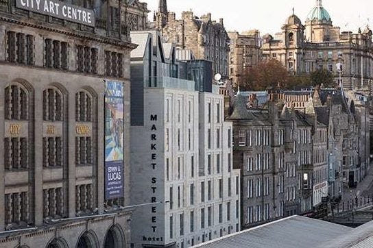 Het Market Street Hotel in de Schotse hoofdstad Edinburgh