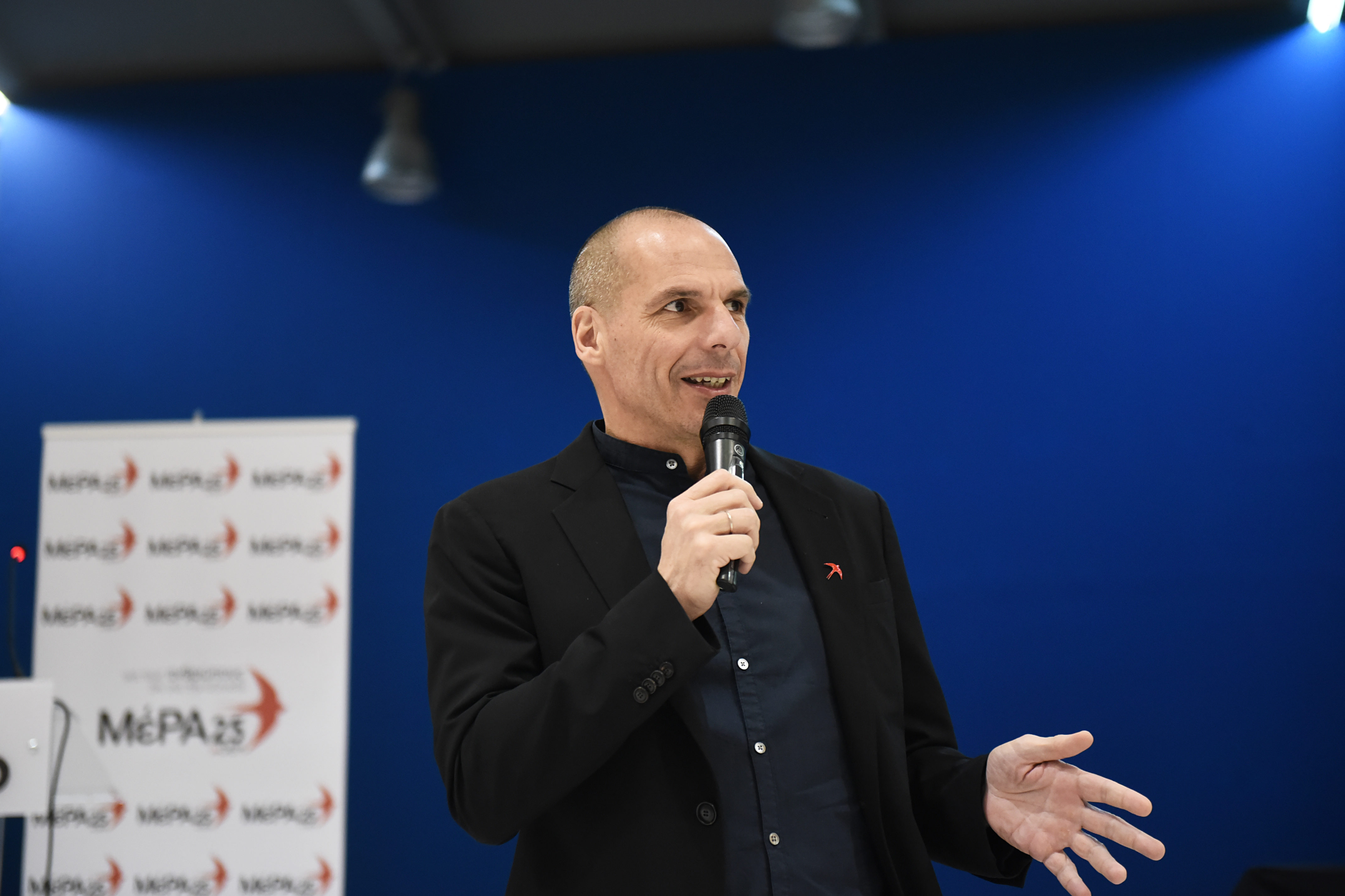 De Griekse econoom en voormalig minister van Financiën Yanis Varoufakis
