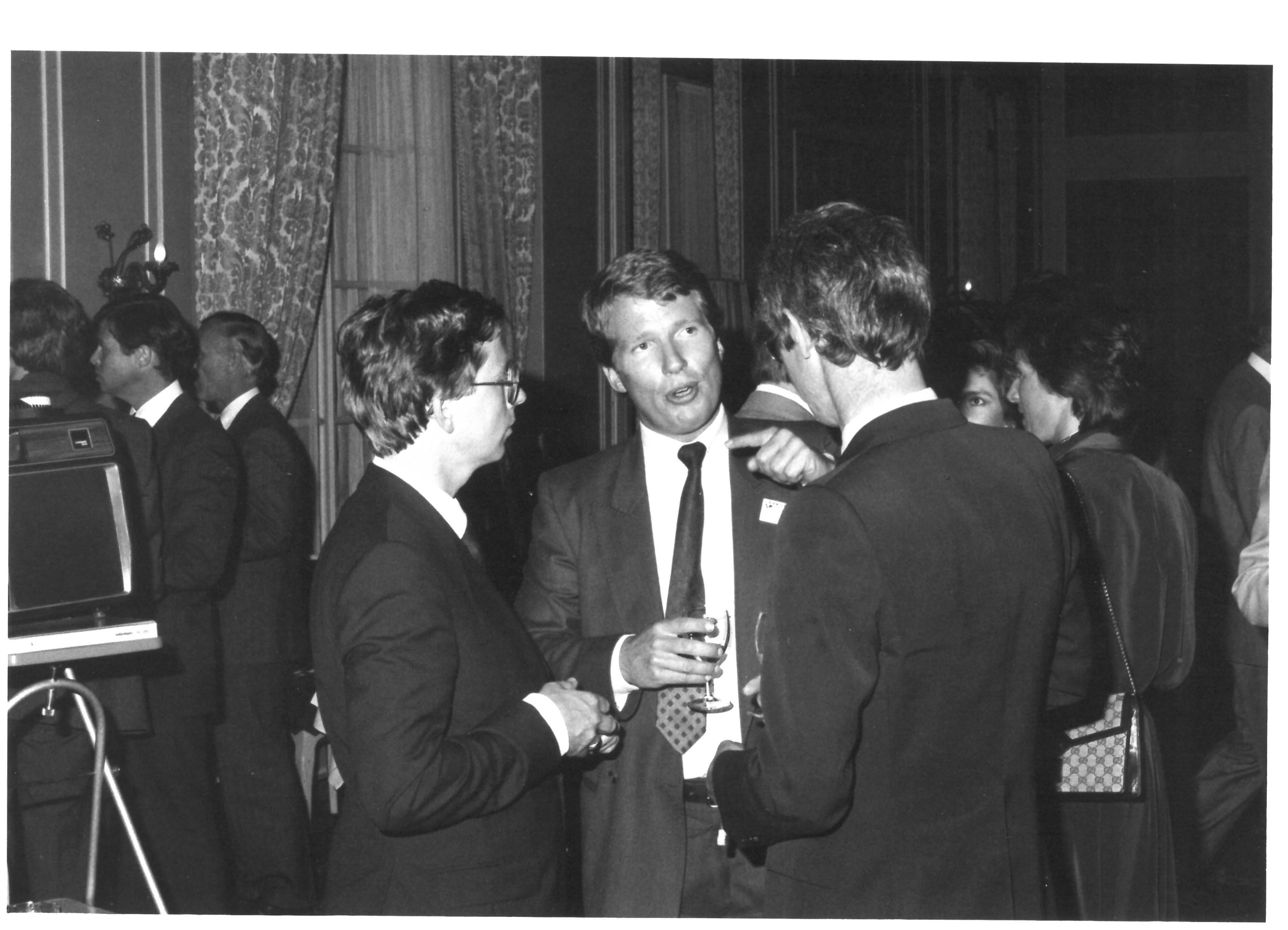 Robert van Duyl (midden), 1983