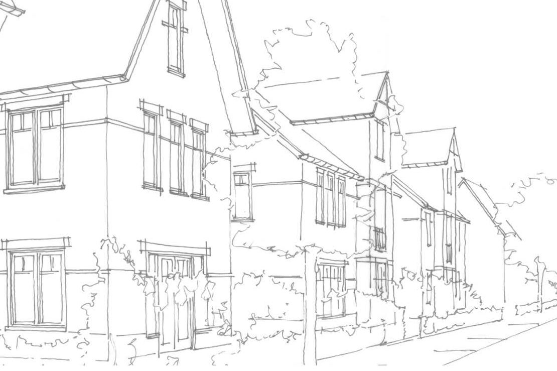 Een impressie van de nieuwe woonwijk Westervaartpark in Alphen aan den Rijn