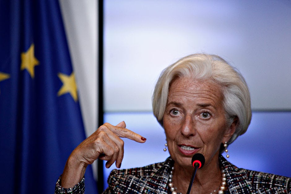 ECB-topvrouw Christine Lagarde.