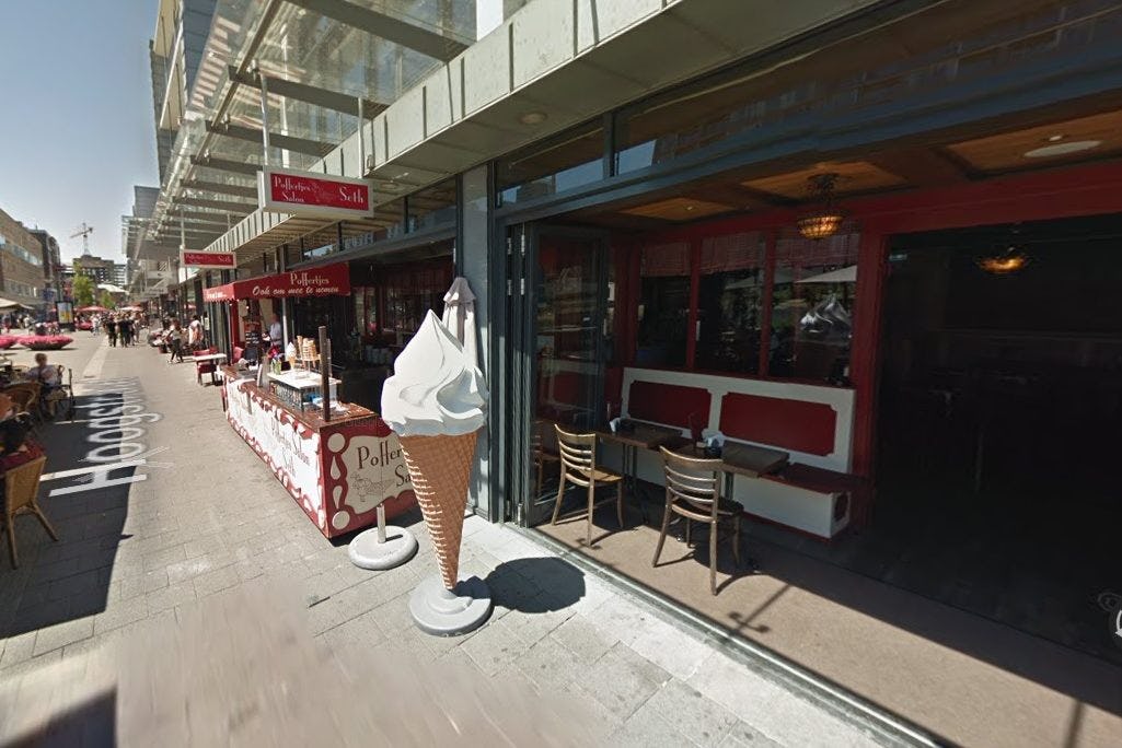 Hoogstraat 147-149 Rotterdam - beeld Google Street View