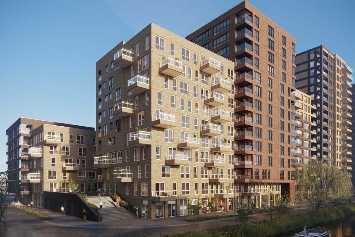 Een impressie van het toekomstige Burano-complex in Zaandam