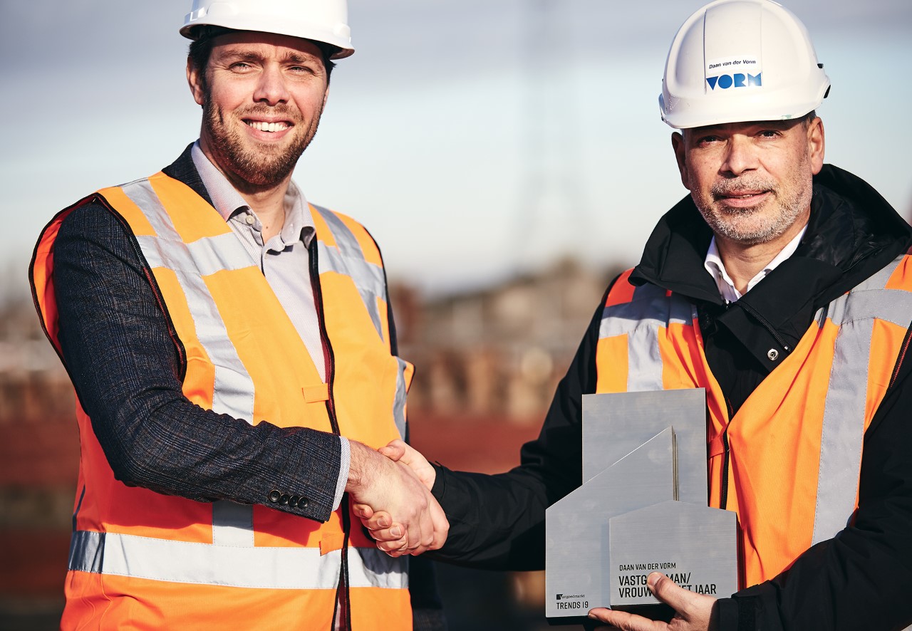 Servaas van der Laan, hoofdredacteur van Vastgoedmarkt (links), en Daan van der Vorm gaan op 17 juni in gesprek over het wonen ná corona tijdens Talk of the Town. Foto: Milan Hofmans