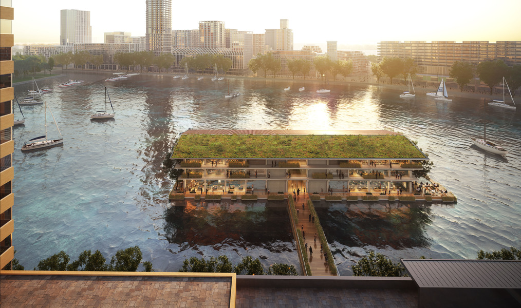 Floating Office GCA door Powerhouse