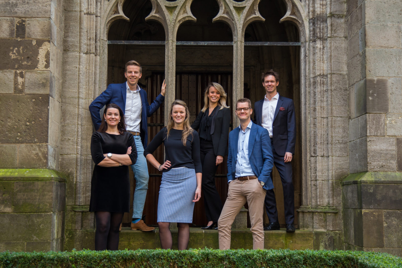 Melissa Janmaat, Stijn Tholhuijsen, Vera Hartkamp, Lieve de Wit, Erik Bosman en Pieter Crombach 