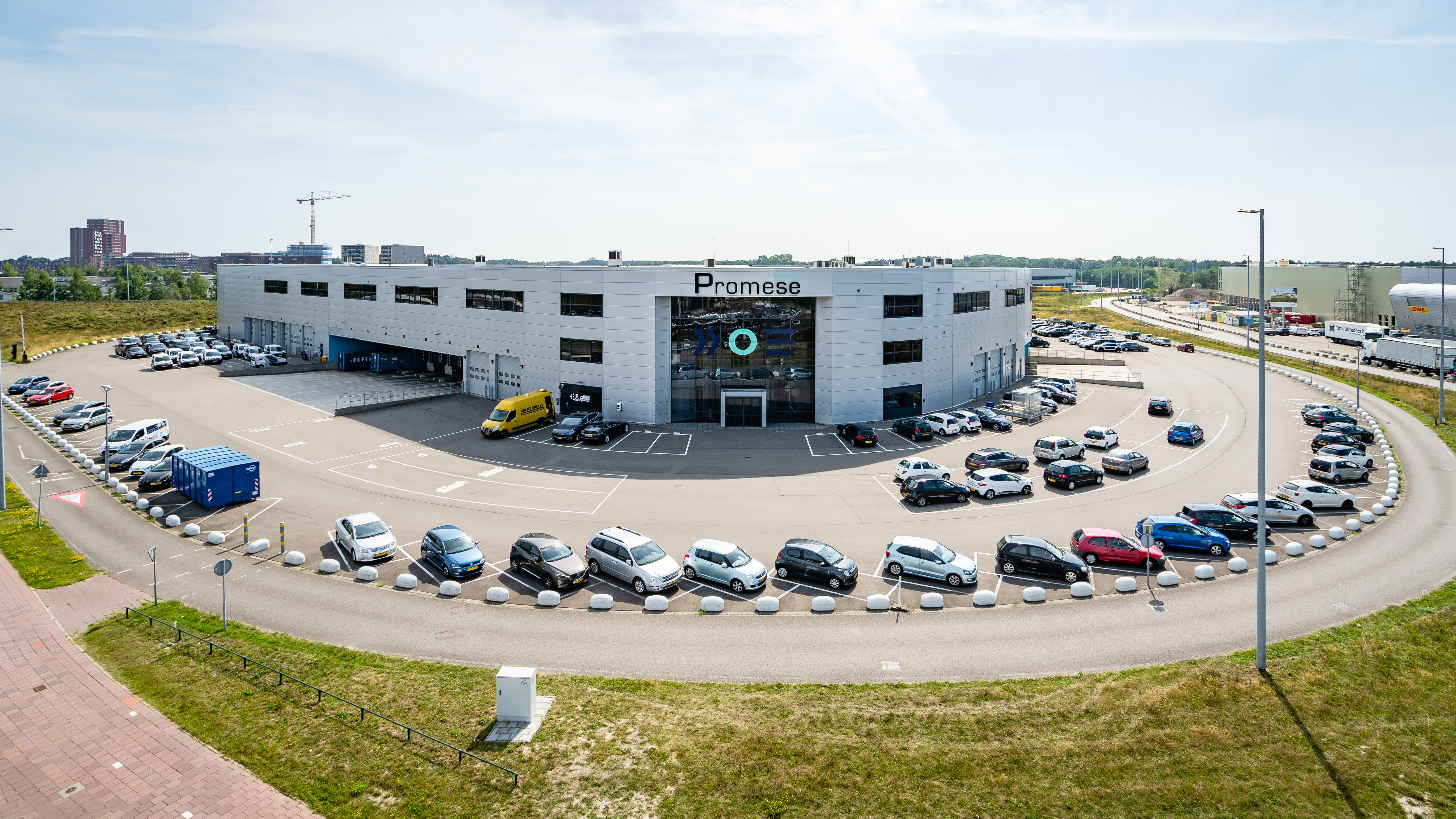 Het distributiecentrum Promese Logistics op Flight Forum 2500.