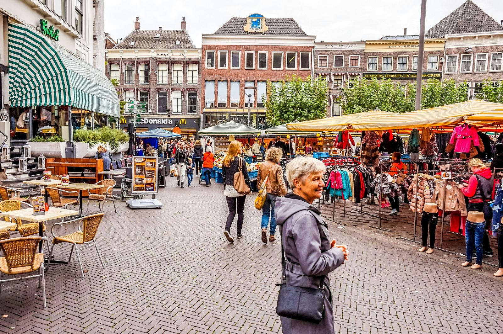 Het centrum van Zwolle, begin dit jaar nog uitgeroepen tot beste binnenstad