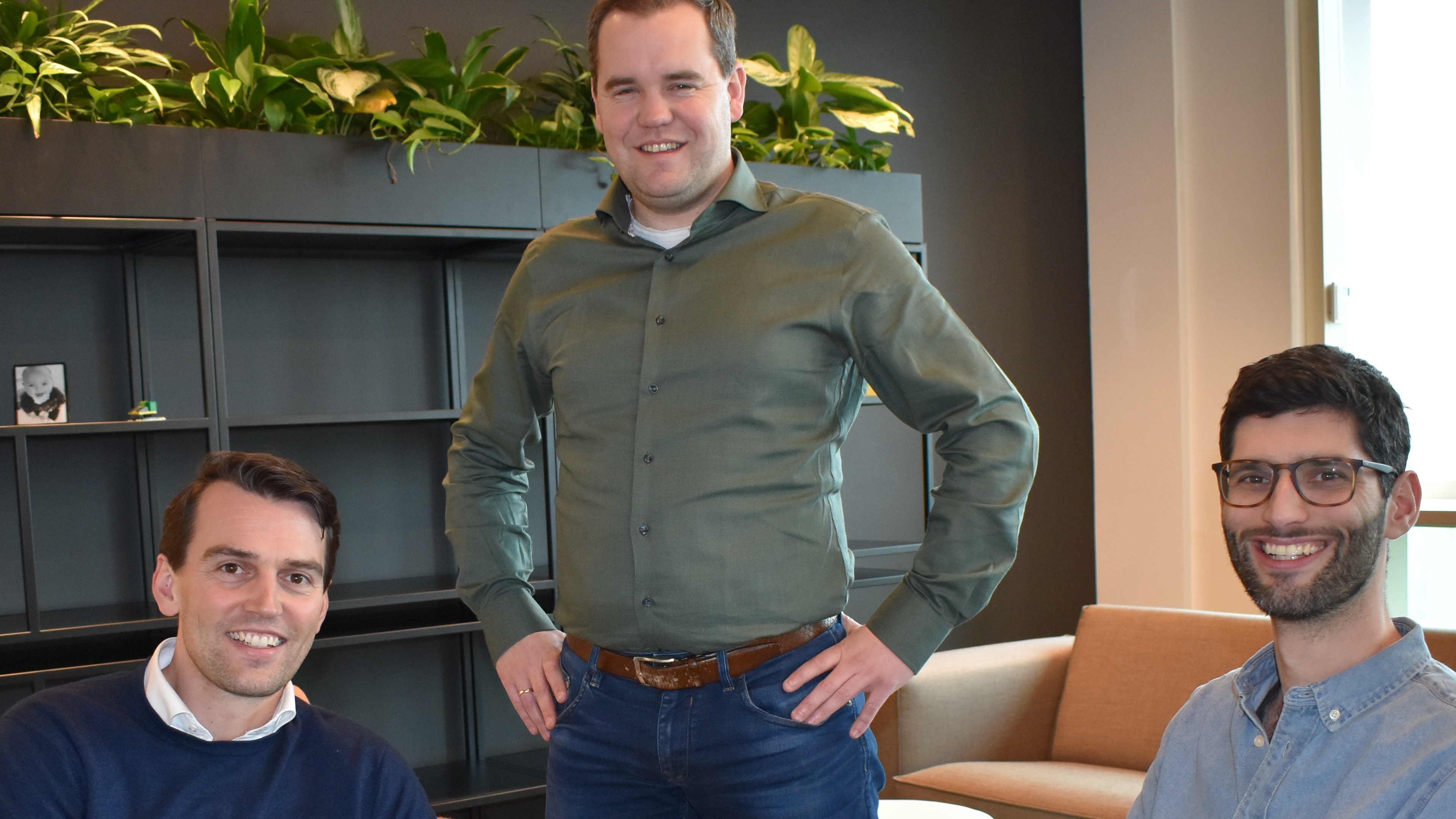 V.l.n.r. Jasper Bos, Wim den  Breejen en Simon Kuijs