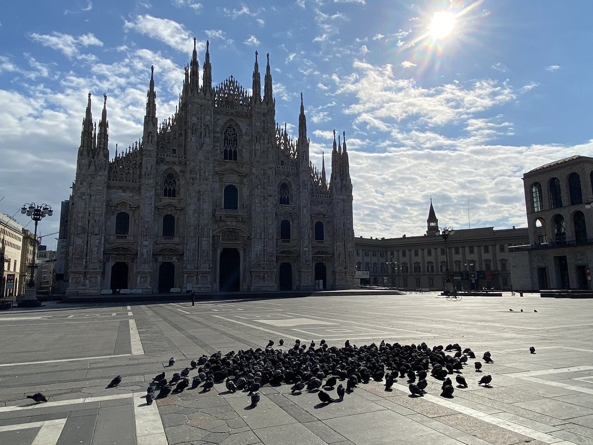 Milanese vastgoedmarkt floreerde, tot coronavirus kwam