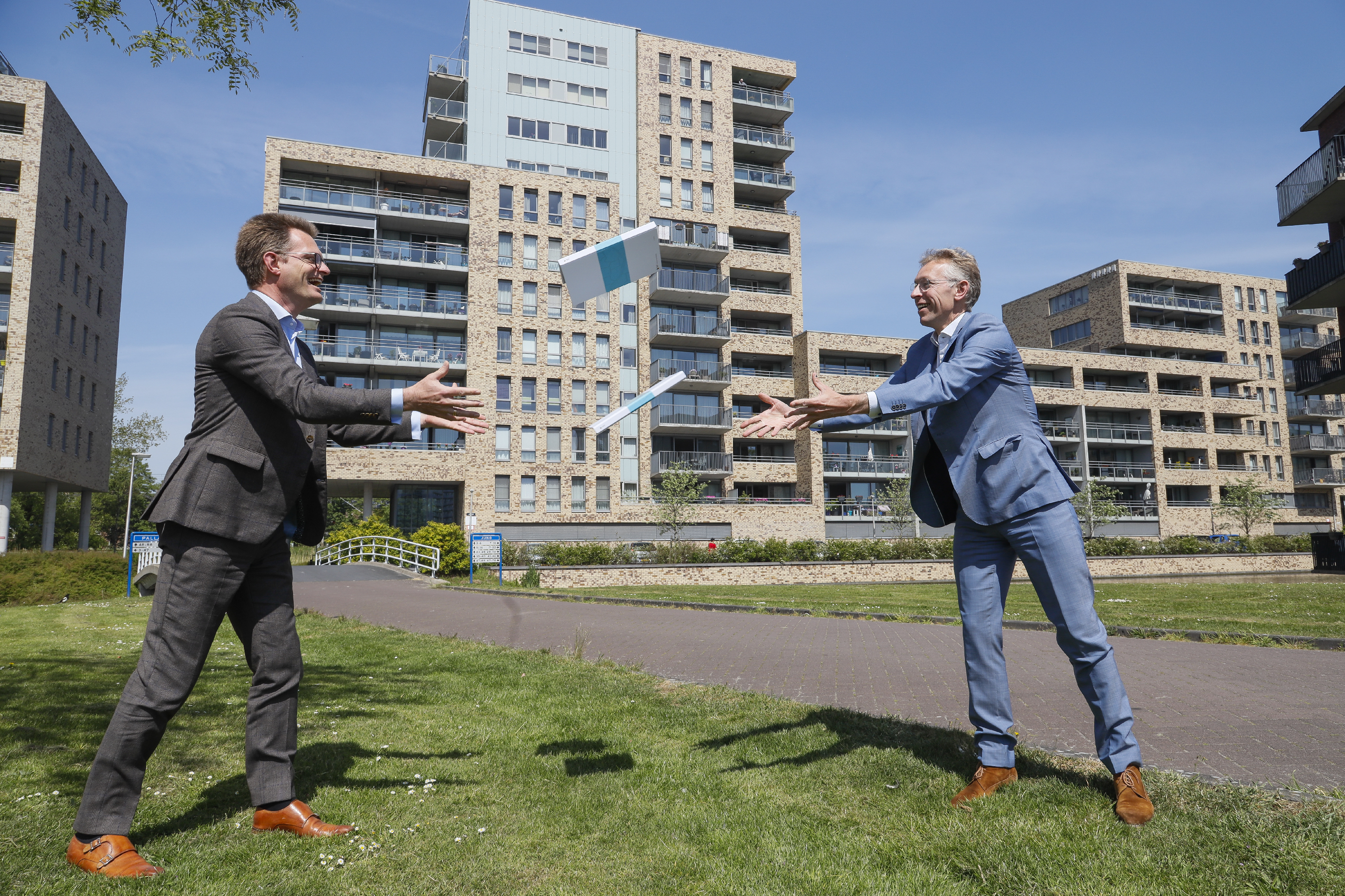 Cees Tip (links) en Harm Janssen