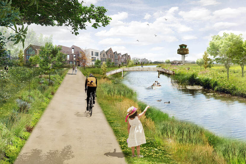 Sfeerbeeld ruimtelijk raamwerk Locatie Valkenburg - ©KCAP