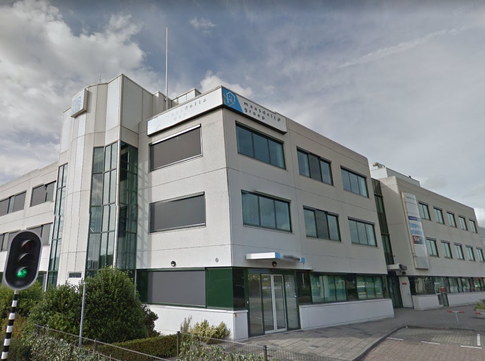 Het hoofdkantoor van Maasdelta in Spijkenisse. Foto: Google Maps 