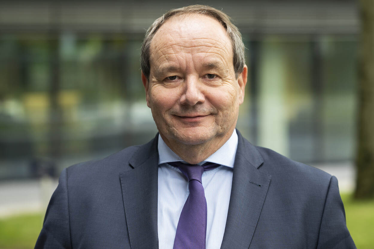 Staatssecretaris Hans Vijlbrief. Foto: Arenda Oomen. 