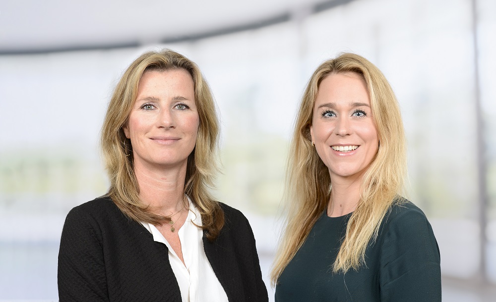 Lot van der Sluijs (links) en Charlotte Harmsen.